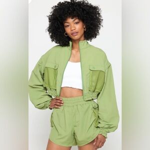 SPIRITUAL GANGSTER BRIDGETTE HYBRID ZIP VEST JACKET-Large